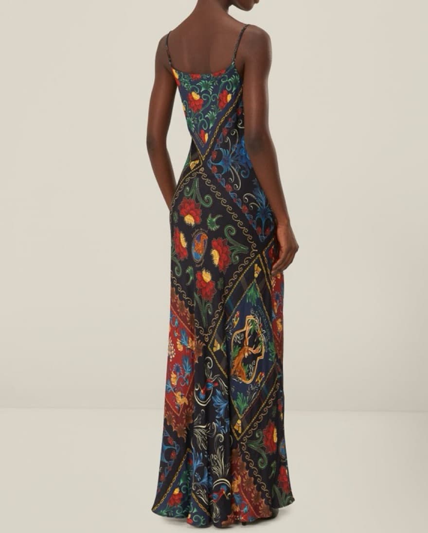 Farm Rio Black Mixed Print Maxi Dress  - Image 2