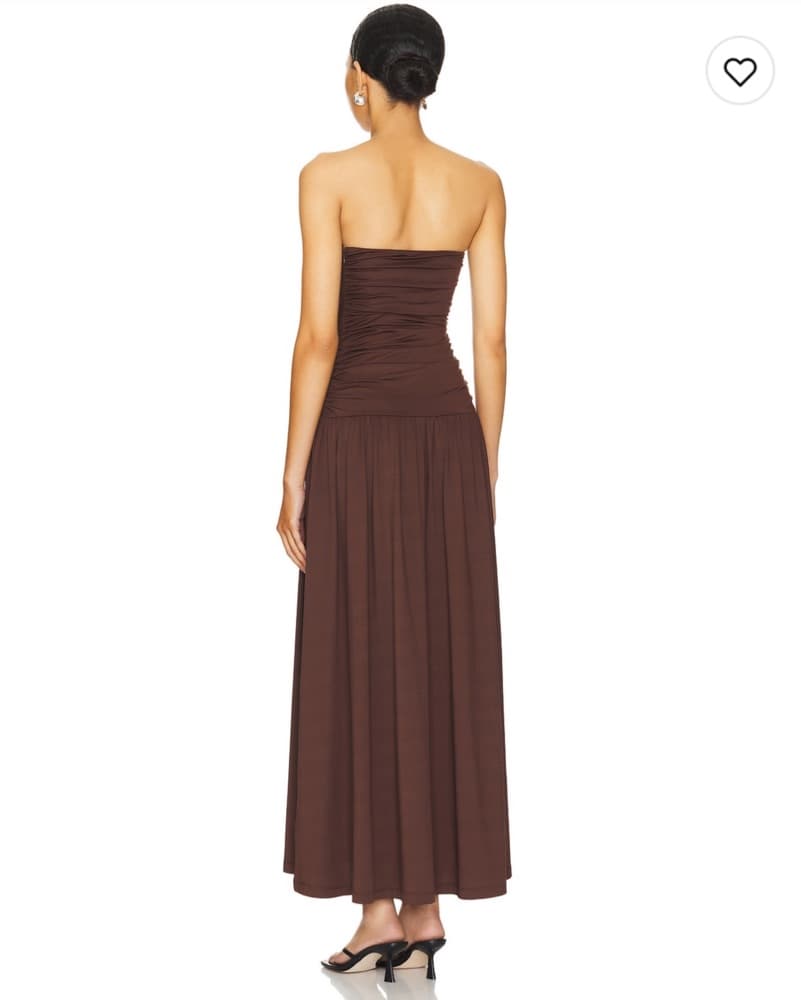 Revolve Brown Dress - Image 3