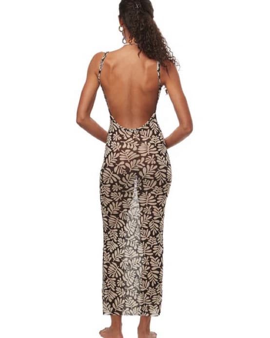WeWoreWhat Mesh Scoop Neck Dress - Image 2