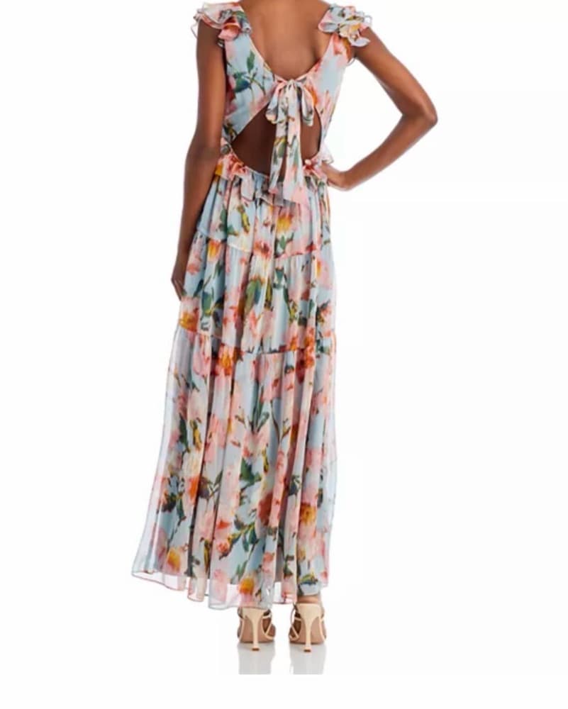 Floral Ruffle Gown - Image 2