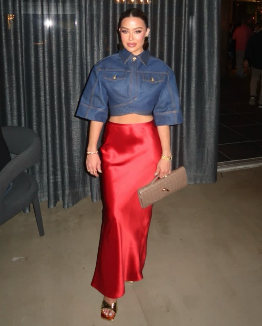 Jacquemus Navy La Casa Dropped Denim Top - Image 2