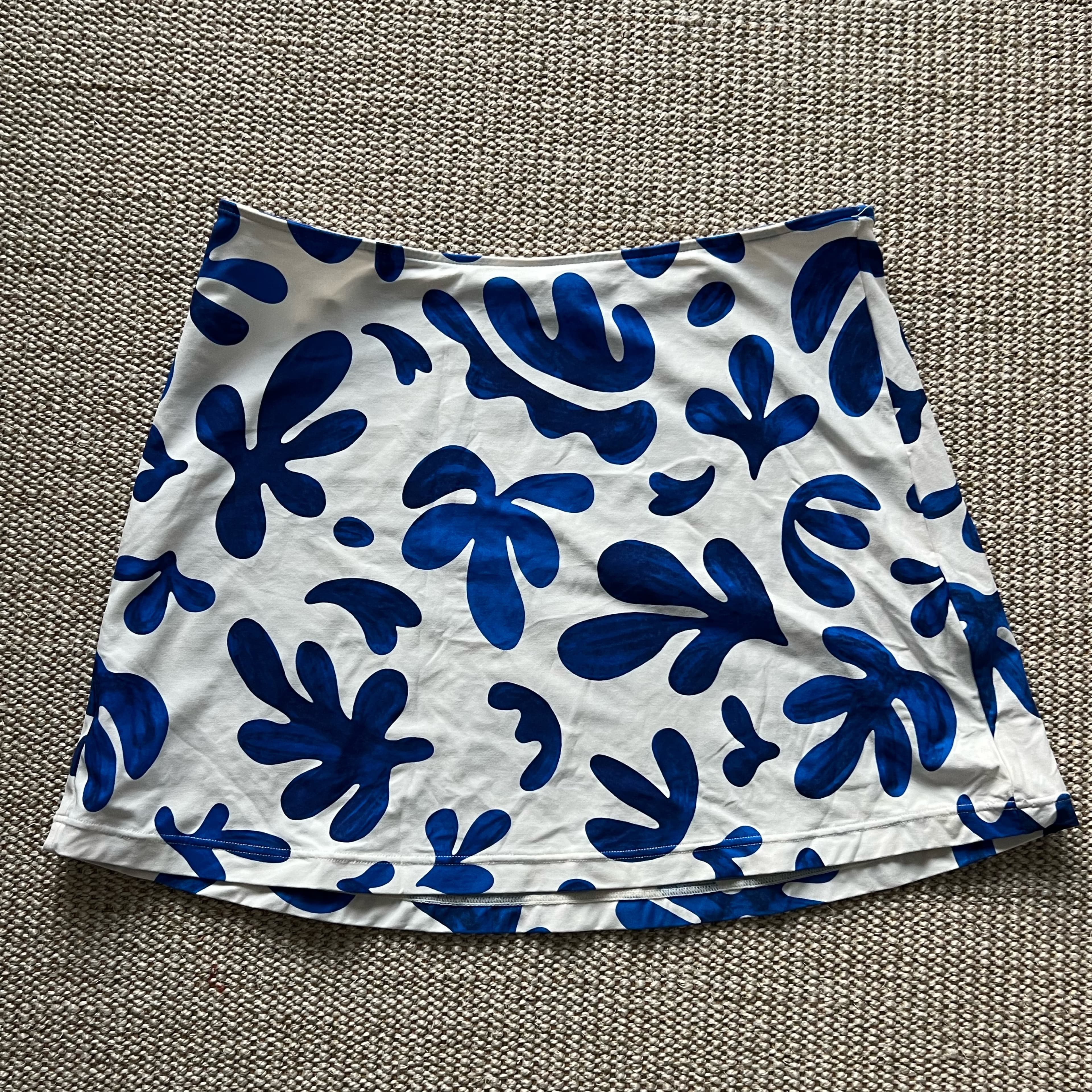 WeWoreWhat White & Blue Tube Skirt - Image 6