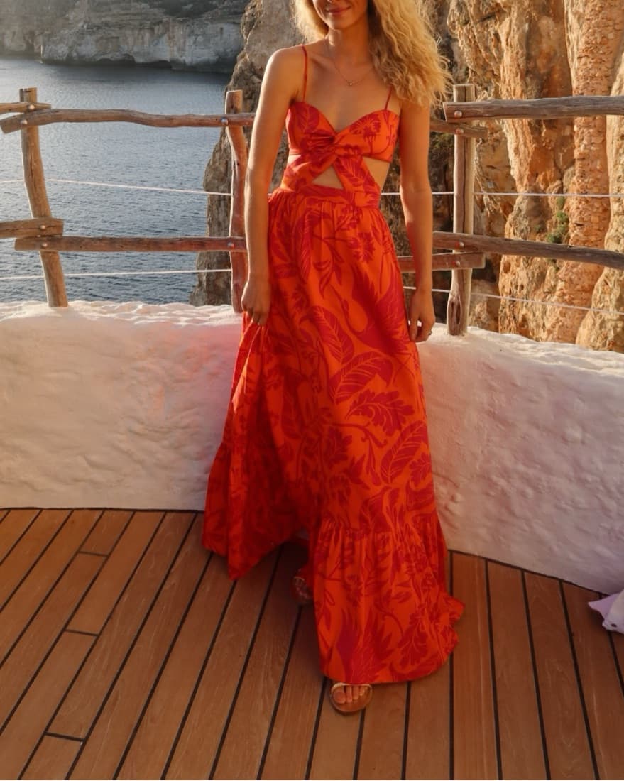 Andres Otalora Rabat Cutout Maxi Dress - Image 3