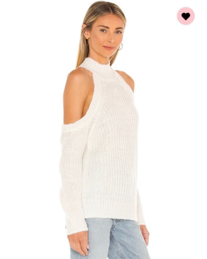 Revolve Cold Shoulder Sweater - Image 2