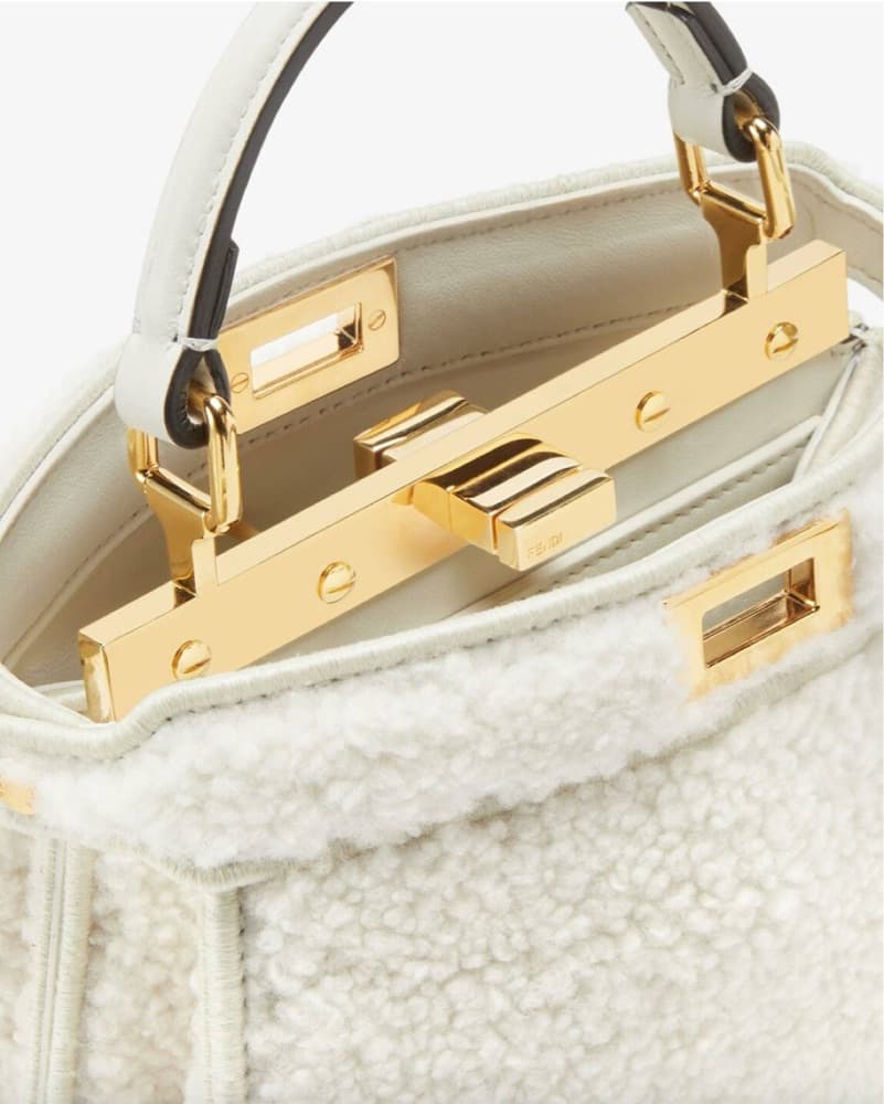 Fendi Shearling Mini Peekaboo - Image 2