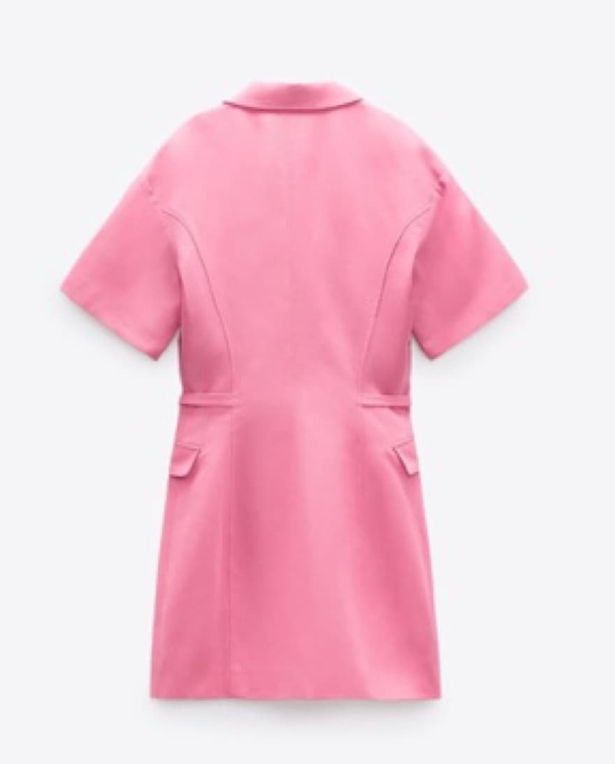 Zara Pink Blazer Dress - Image 2