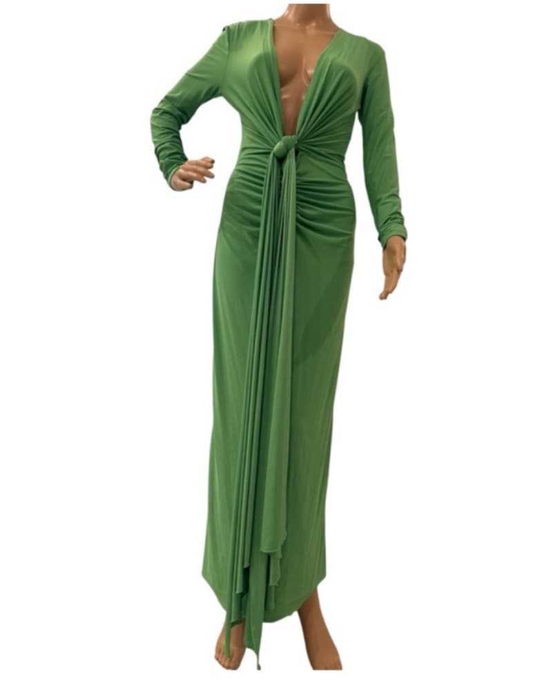 Solace London Green Lorena Midi Dress - Image 2