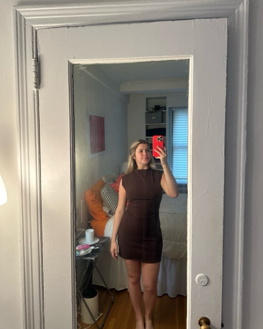 Reformation brown dress - Image 4