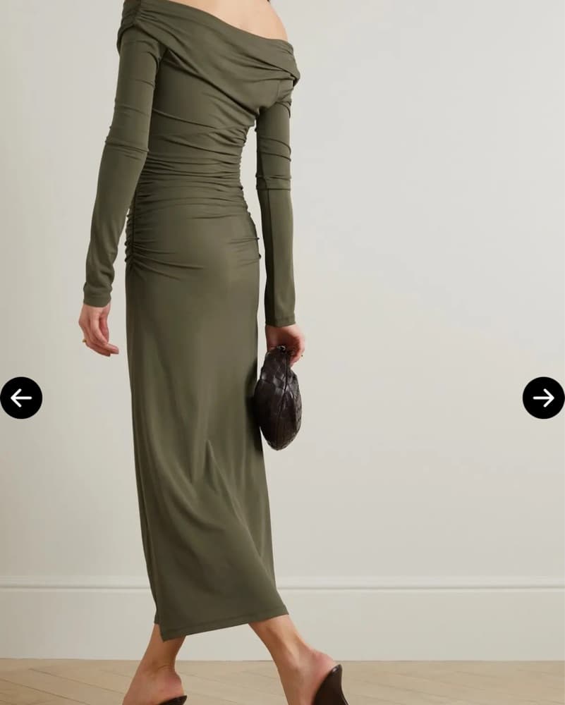 Tove Gina Green Midi Dress - Image 2
