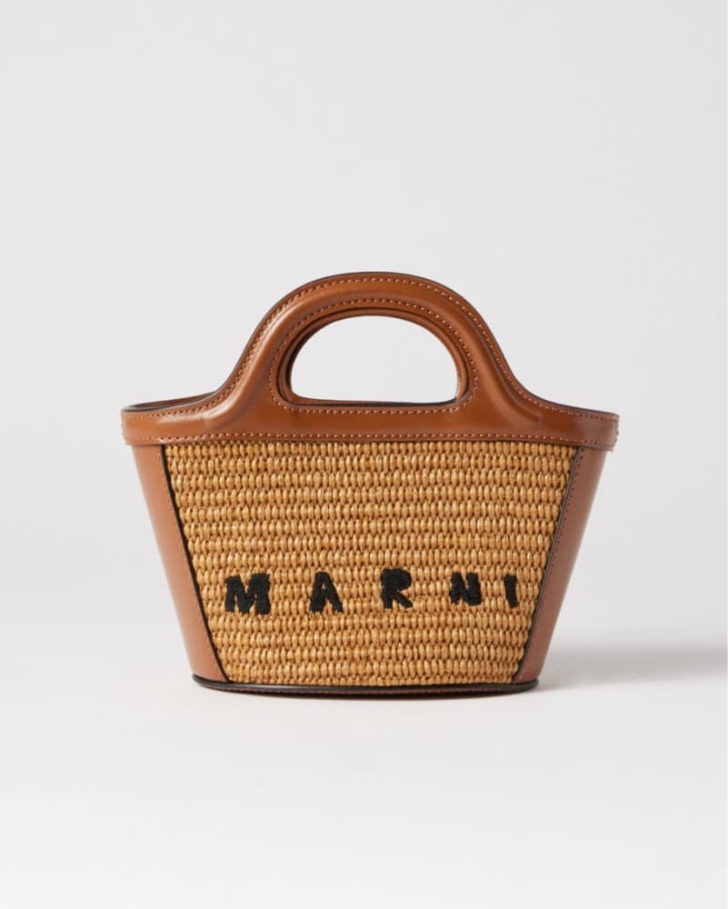 Marni Micro Tropicalia Rafia Bag - Image 3
