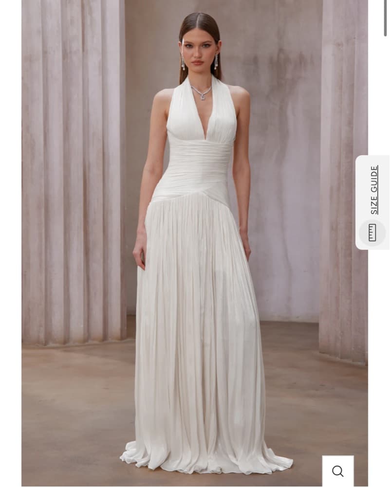 Miss Rosier - Uranie Gathered Maxi Dress - Image 1
