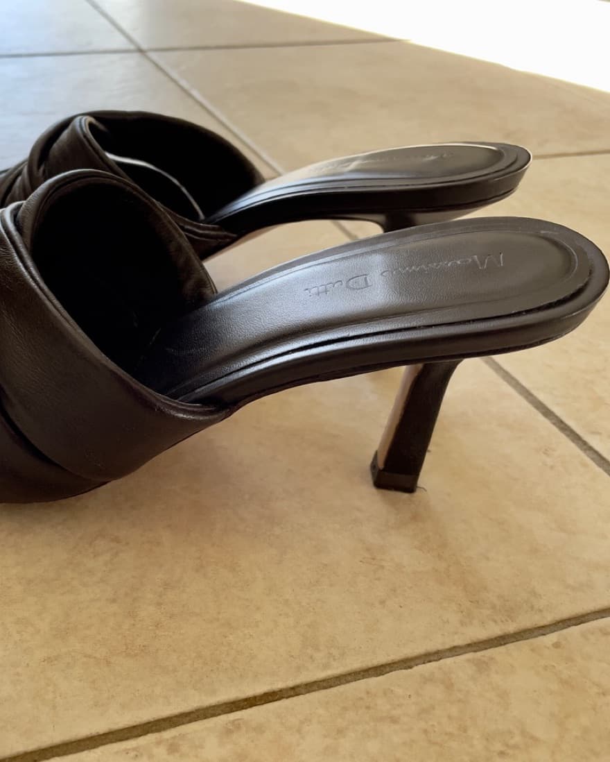 MASSIMO DUTTI LEATHER MULES - Image 6