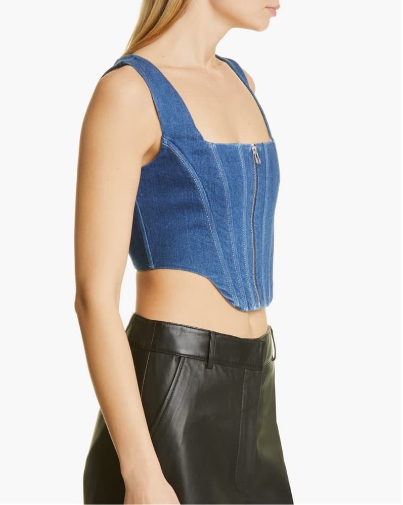 Staud Denim Top - Image 3