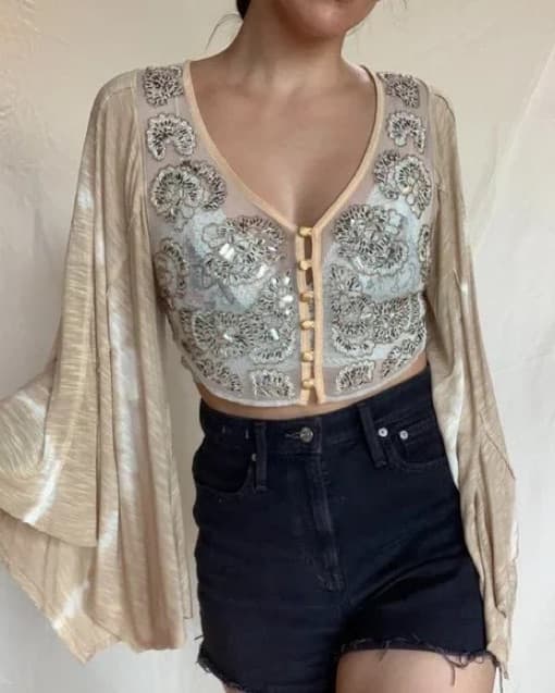 Free People Bali Midnight Magic Top - Image 2