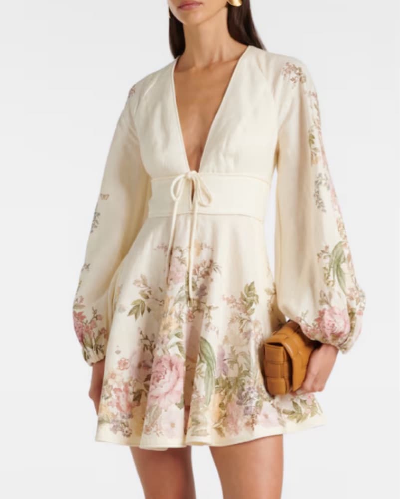 Zimmermann Waverly Plunge Dress - Image 1