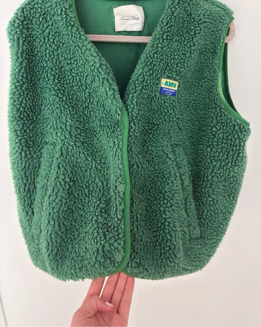 Anerican Vintage Cozy Sherpa Vest - Image 2