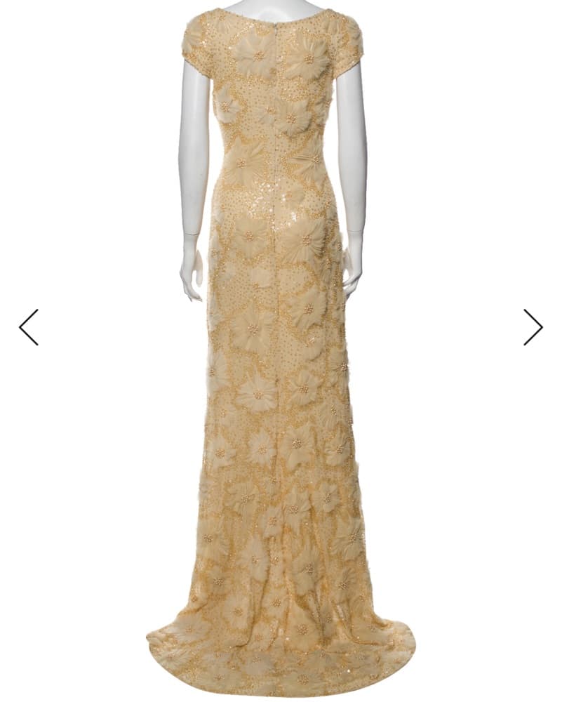 Naeem Khan Beaded Gown - Image 4
