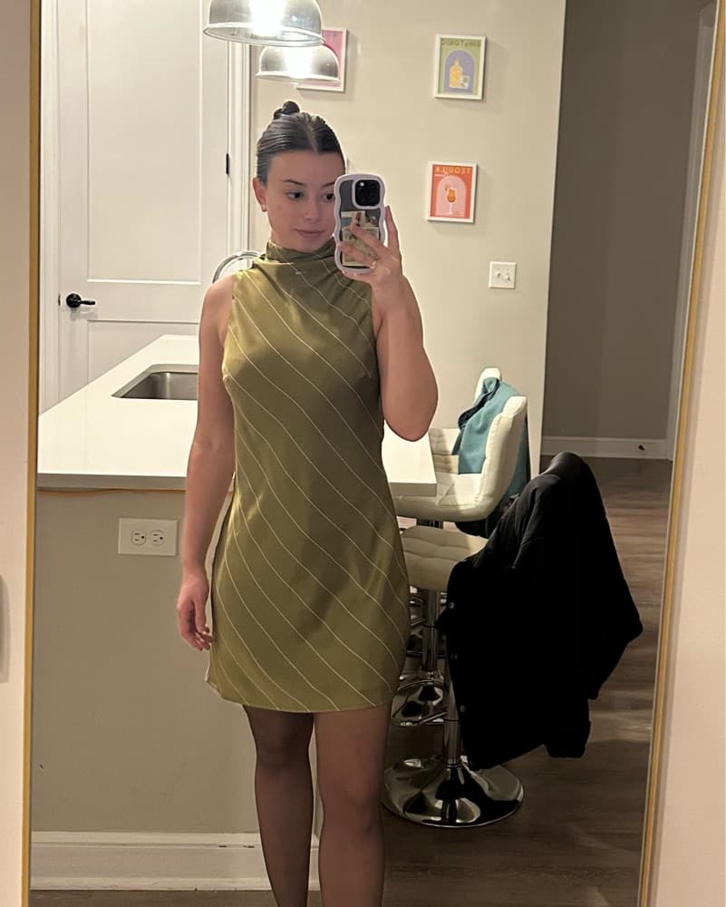 Satin Mini Dress  - Image 2