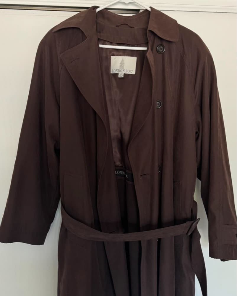 Chocolate Brown Trenchcoat - Image 1