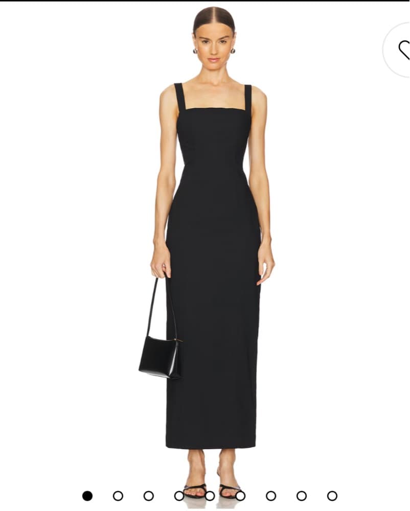 L'Academie Black maxi dress - Image 1