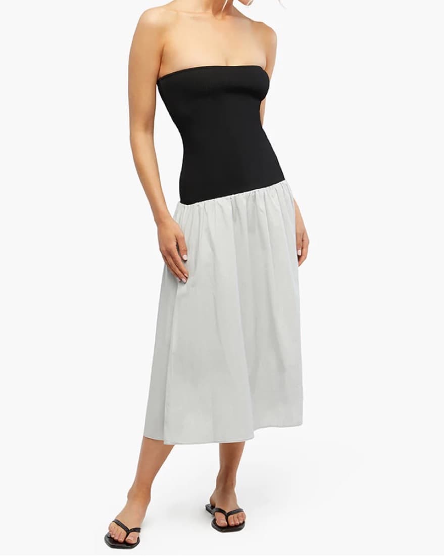 Drop Waist Midi Dress - Image 1