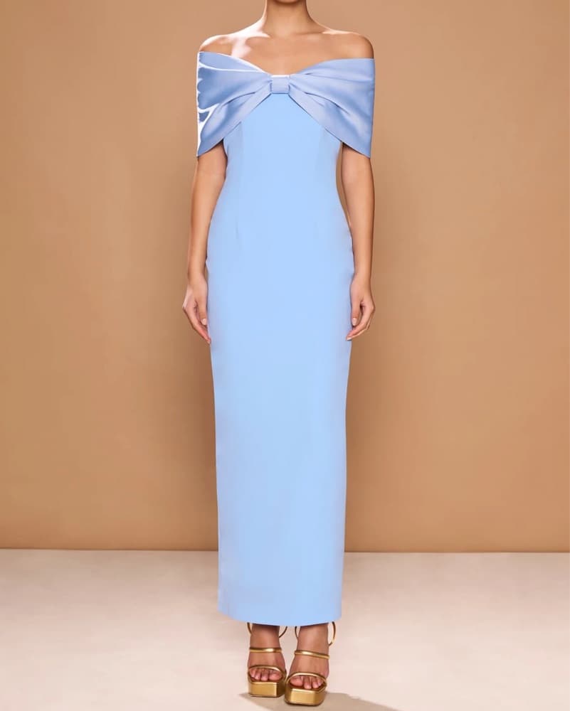 Sonya Belluno Dress In Blue - Image 1