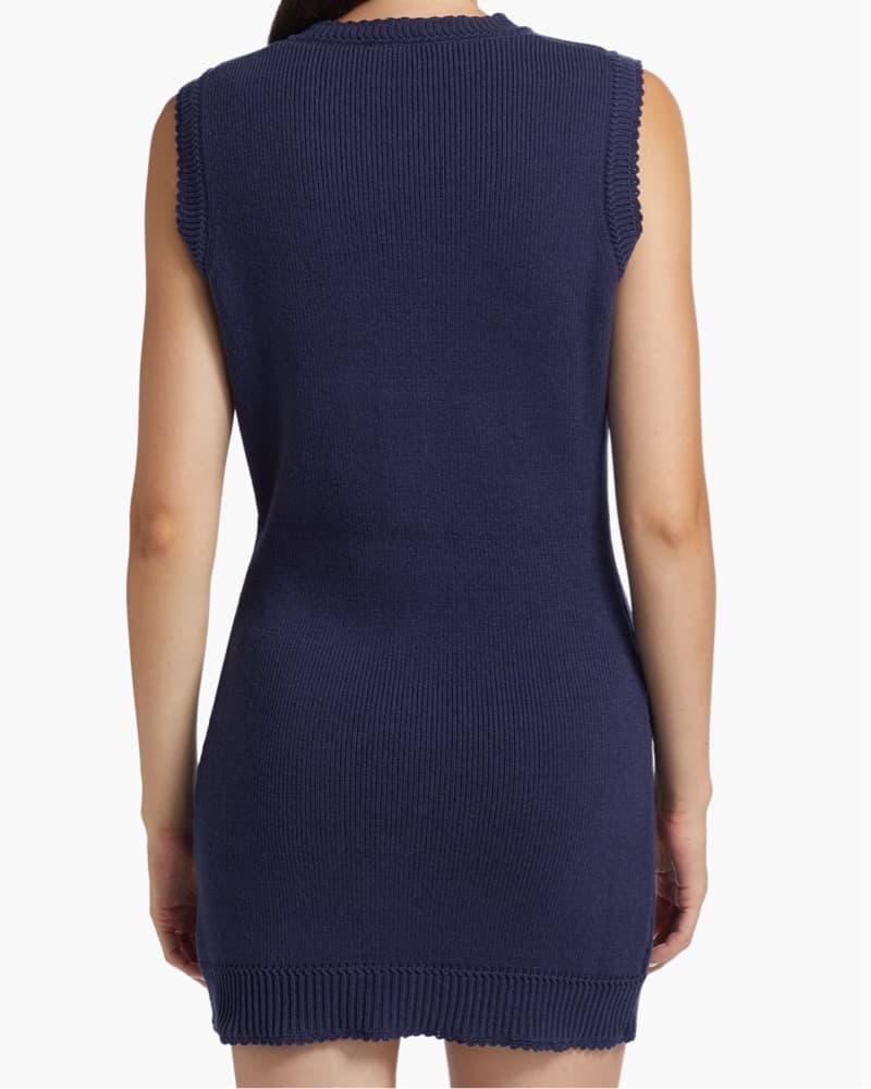 Reformation Catalina Cotton Mini Dress - Image 4