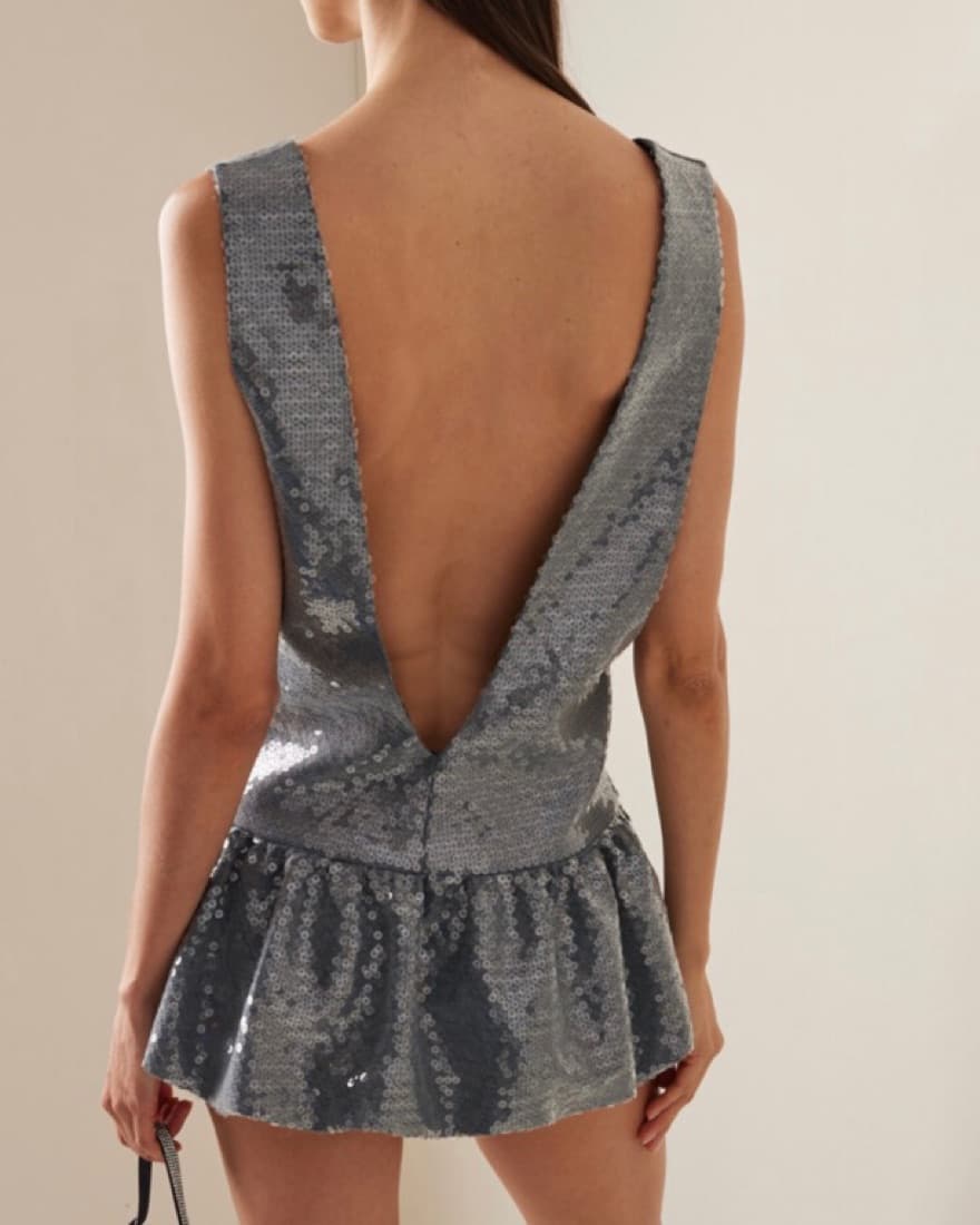 16 Arlington Salina Sequined Mini Dress  - Image 4