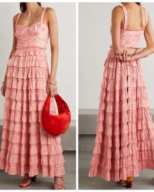 Ulla Johnson Camille Dress In Pink - Image 1
