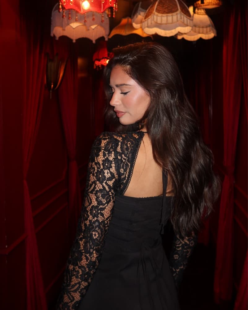 Baby Boo Black Mini Dress  - Image 2