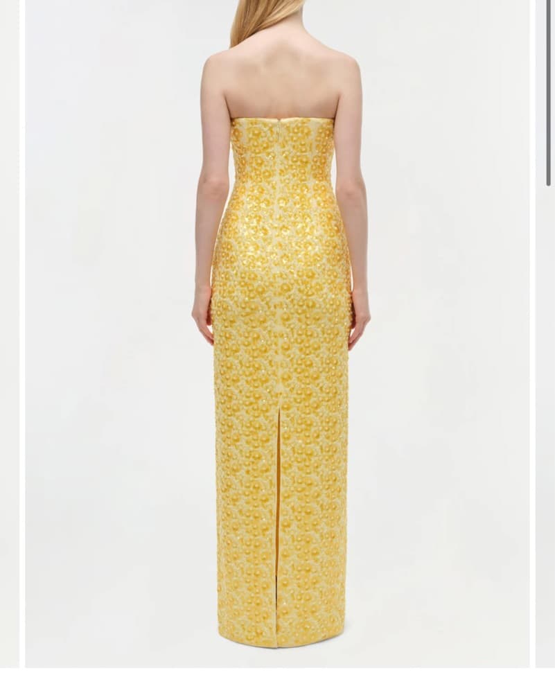 Simkhai Savia Strapless Embellished Gown - Image 2