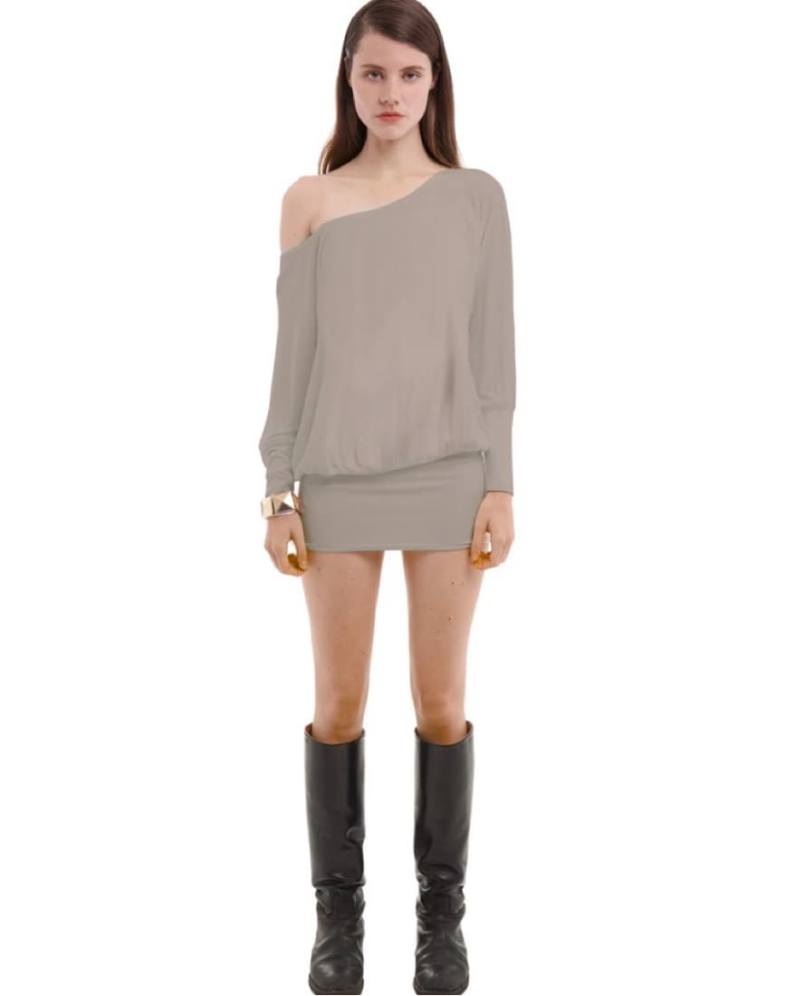 NII HAI Charli Dress In Mocha - Image 1