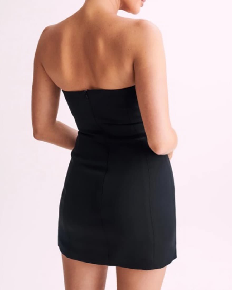 Meshki Black Mini Dress - Image 2