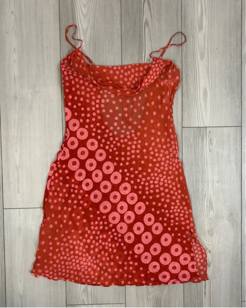 Victoria Secret Vintage Red Polka Dot - Image 3