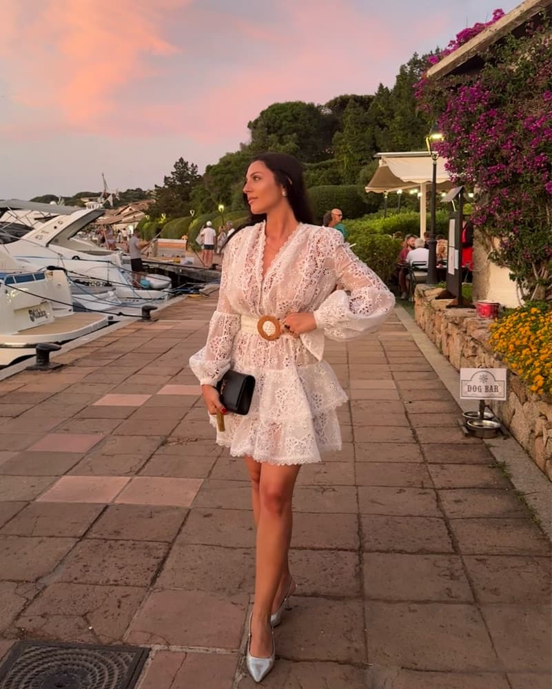 Bronx And Banco White Lace Dress - Image 3