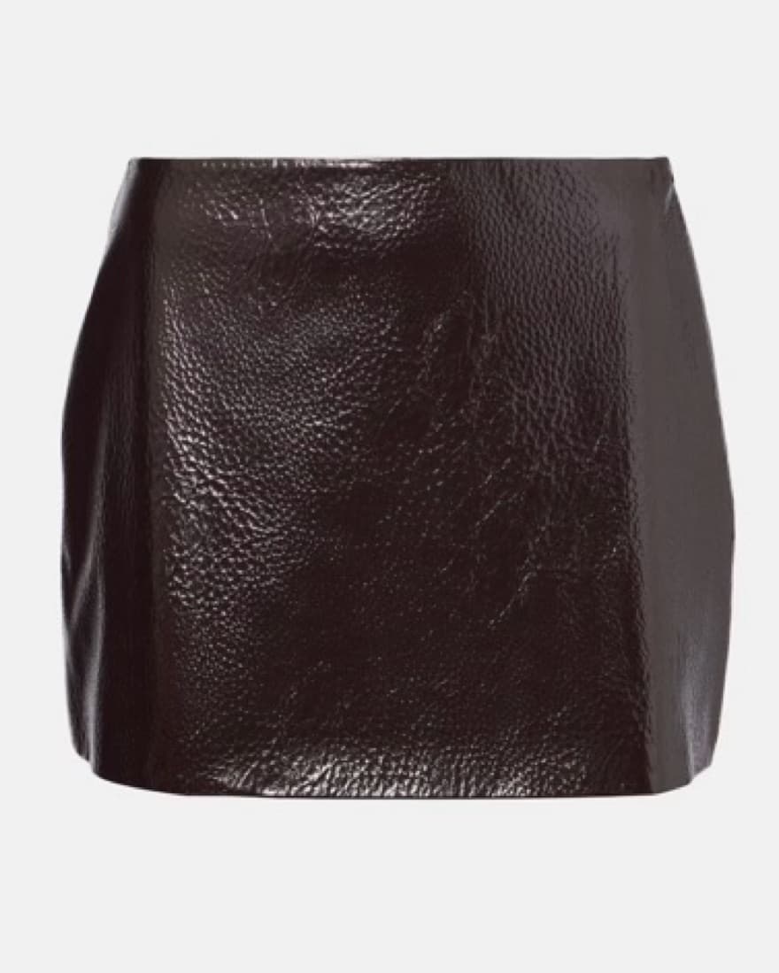 Frankie Shop Mary Leather Skirt - Image 2