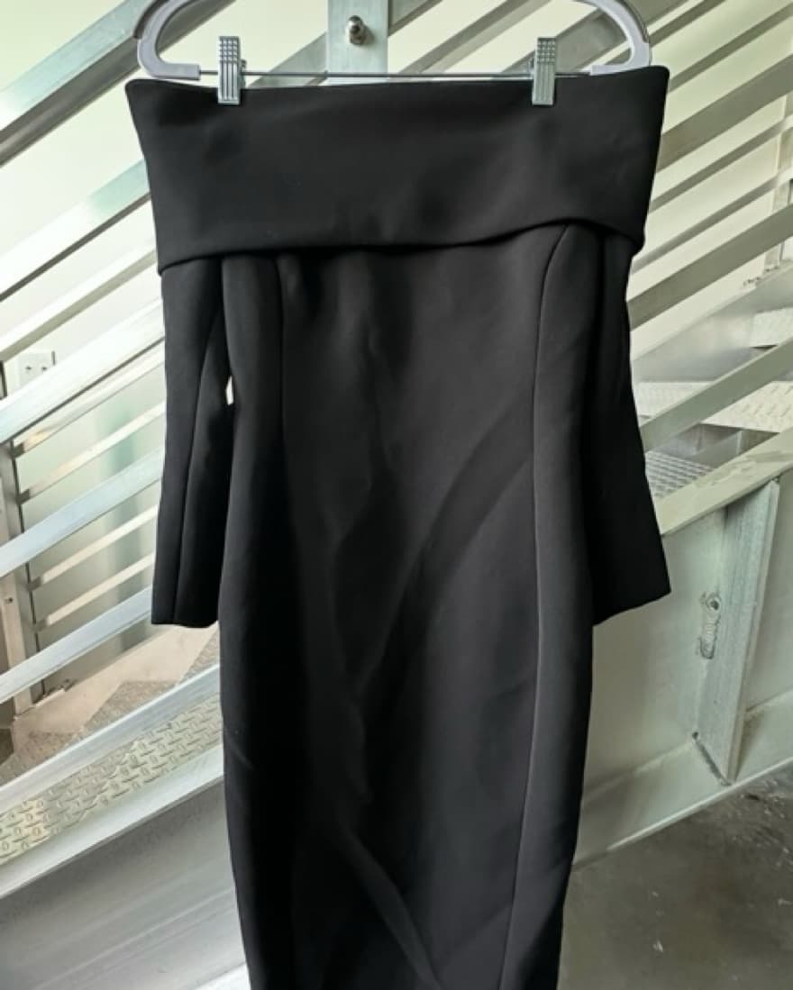Off The Shoulder LS Dress - Image 1