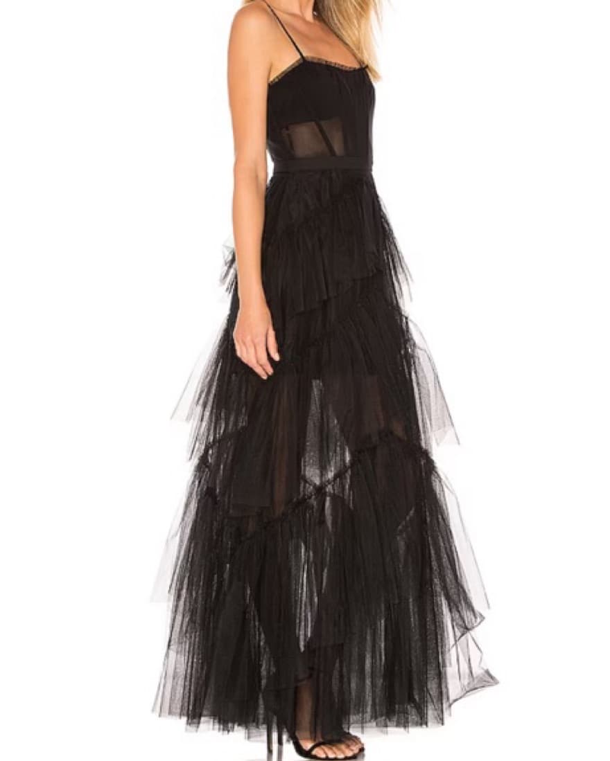 BCBG Corset Tulle Gown - Image 2