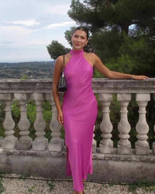 Meshki Hot Pink Dress - Image 5