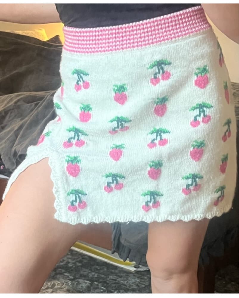 Love Shack Fancy Mini Wool Skirt - Image 5