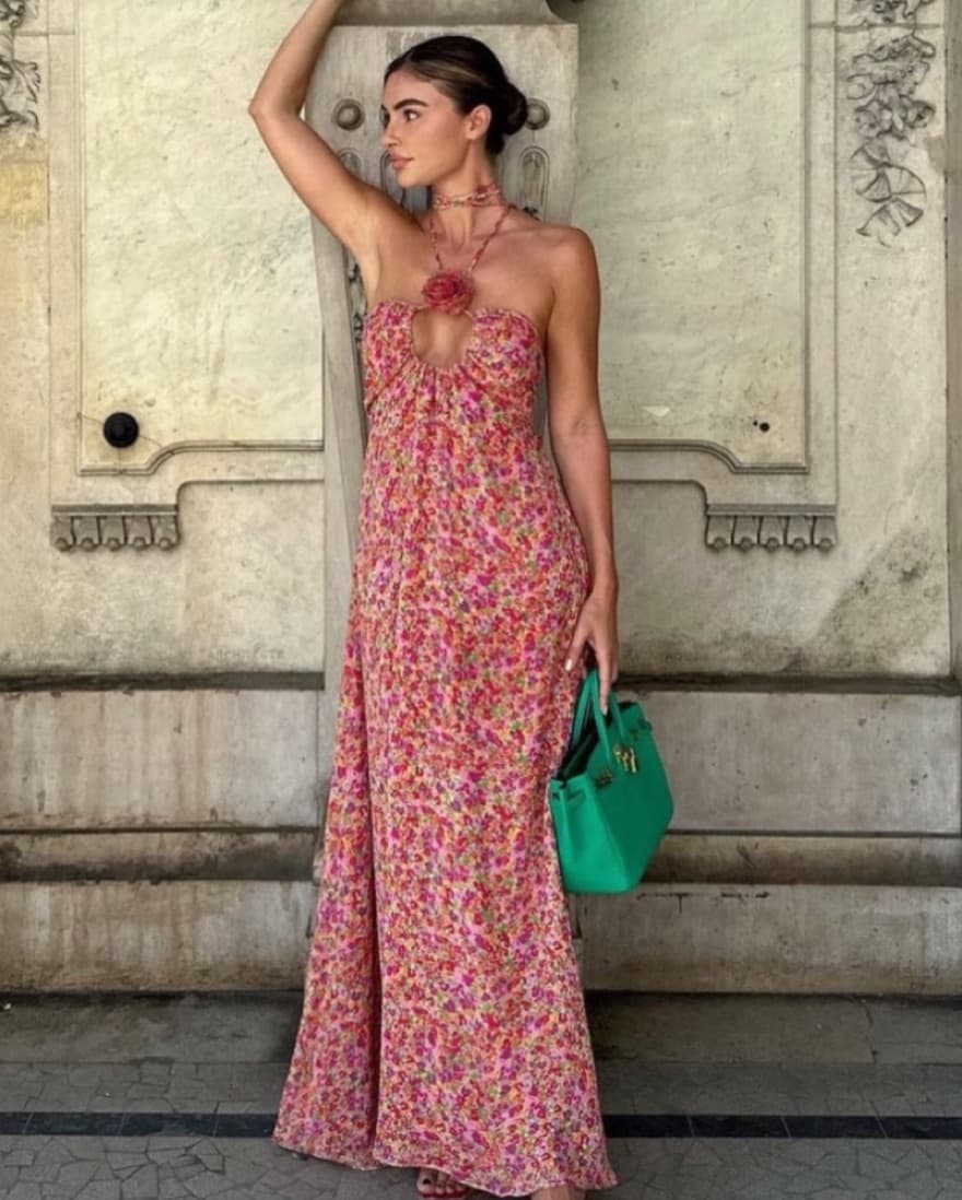 For Love & Lemons Suzette Floral Maxi - Image 1