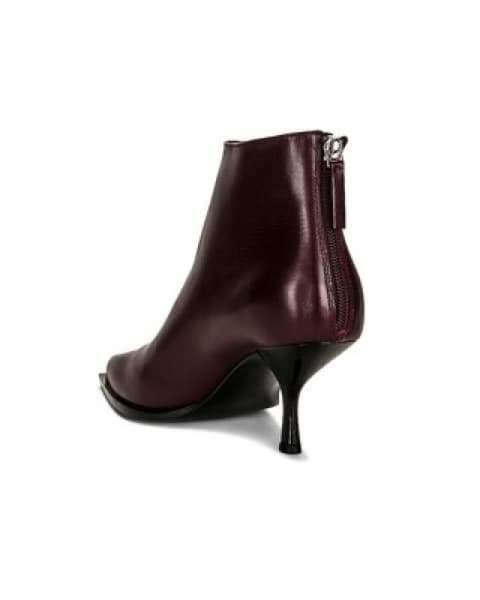 $1,450 The Row Coco Burgundy Booties - Image 5