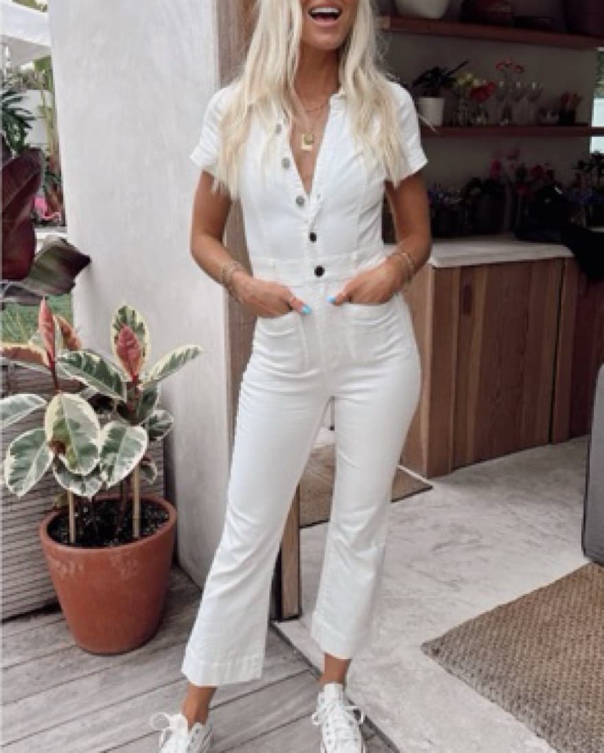 Show Me Your MuMu Jean Jumpsuit - Image 2