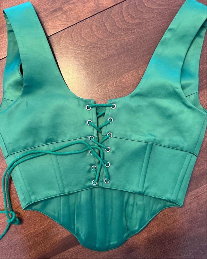Daniele Guizo Green Corset - Image 3
