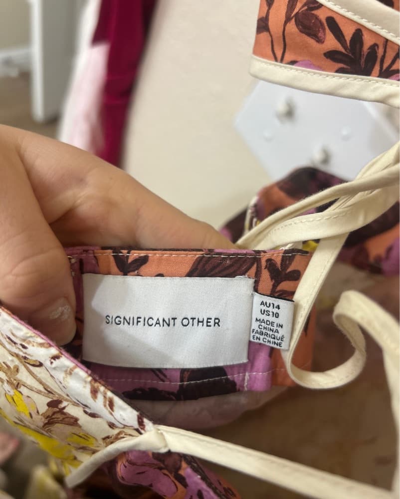 Significant Other Floral Dress - Image 4