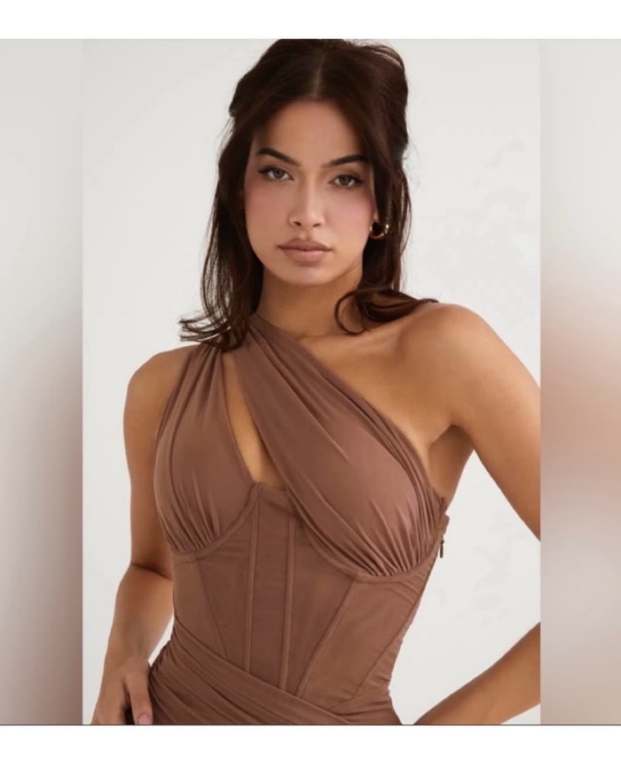 House Of CB Brown Dress - Image 4