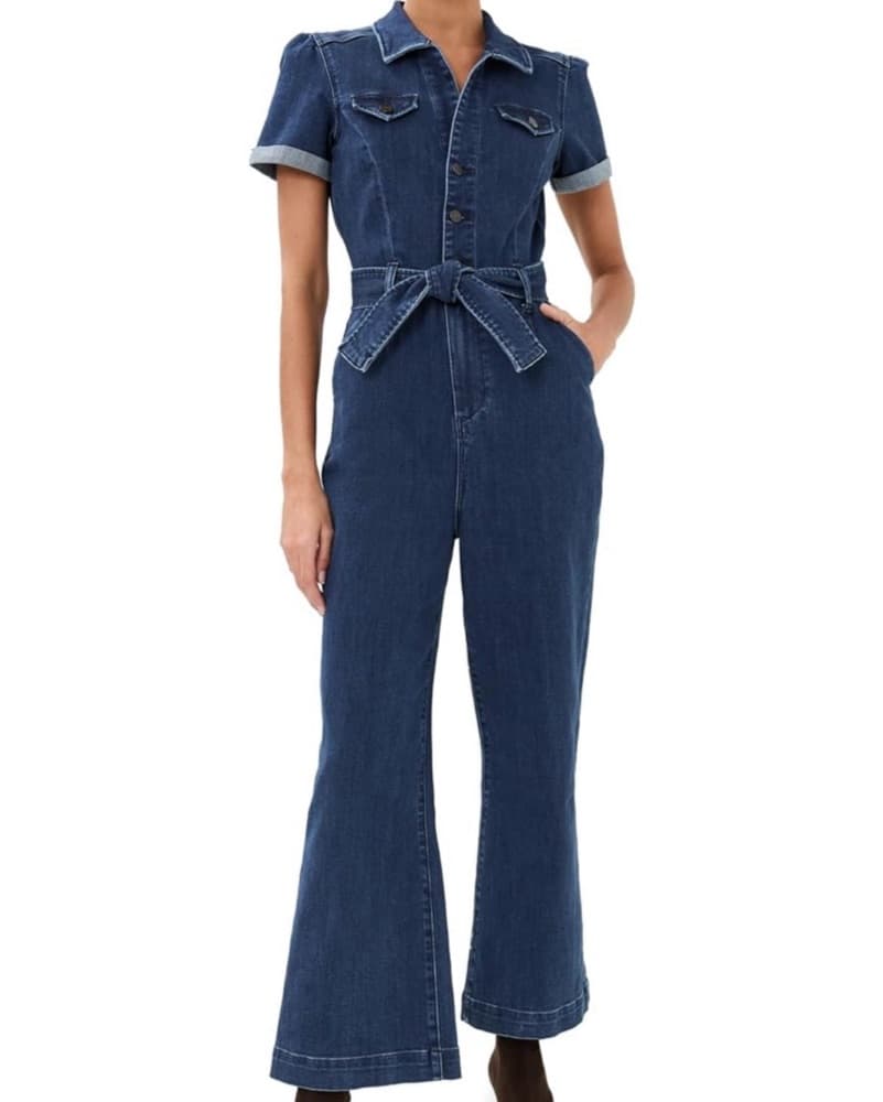Paige Anessa Short Sleeve Jumpsuit - Image 2