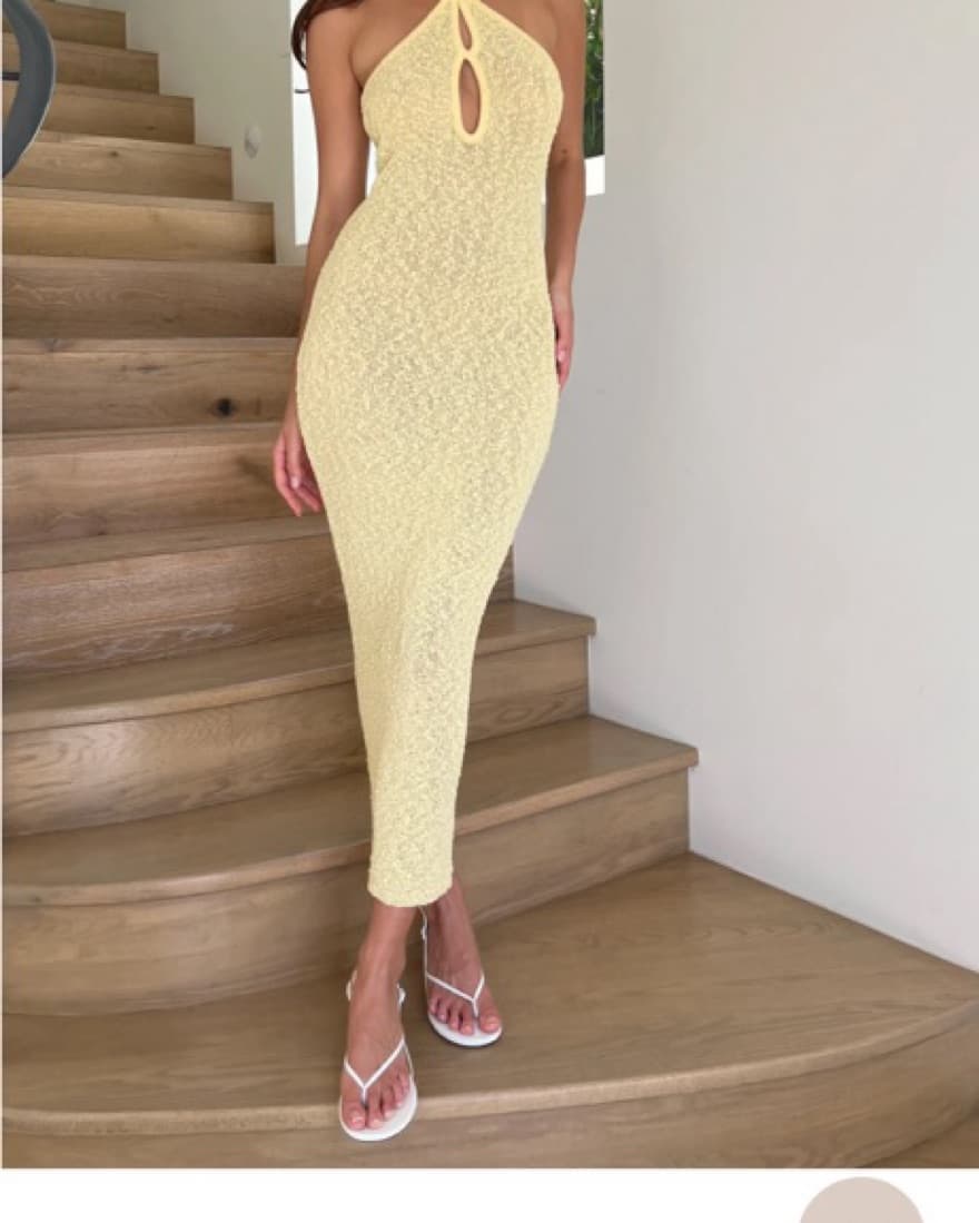 Yellow Long Dress - Image 3