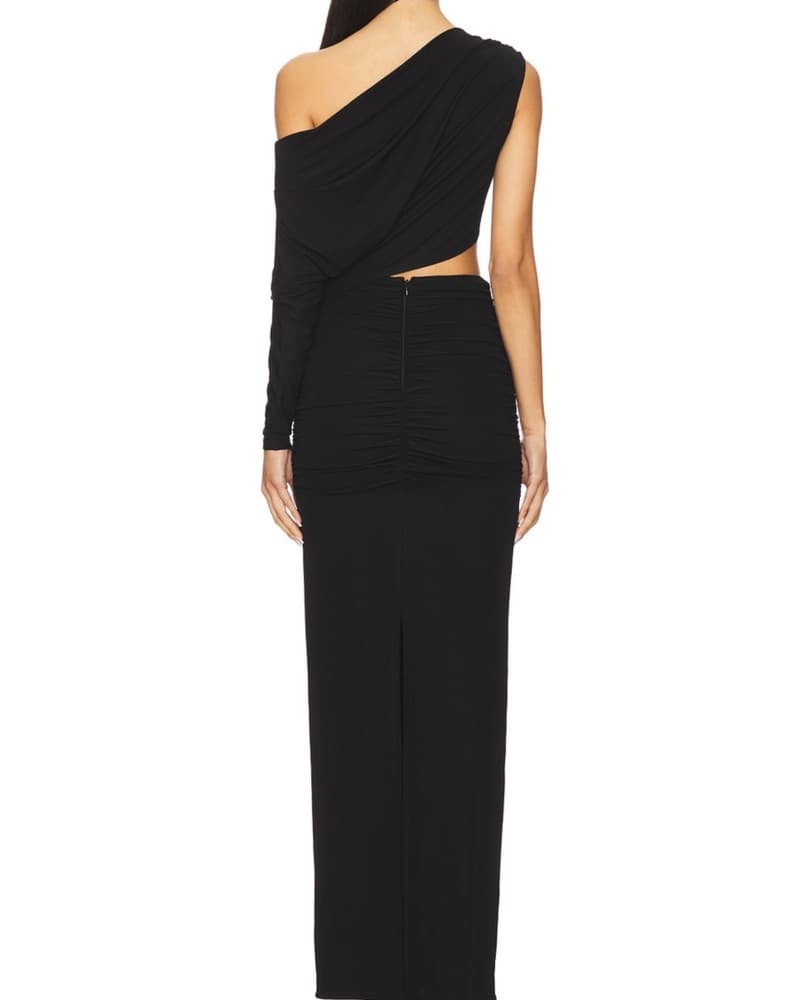 Sleek & Sophisticated One-Shoulder Gown - Image 4