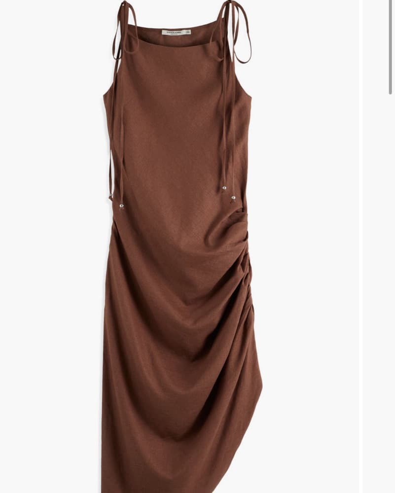 Scotch & Soda Draped Detail Midi Dress - Image 4